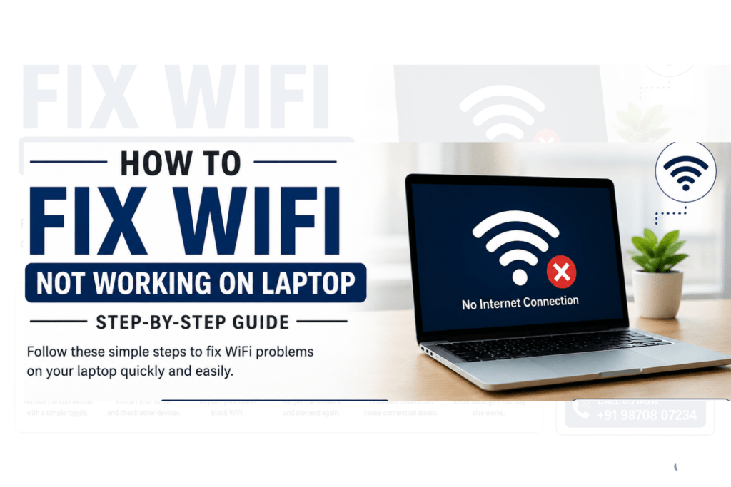 How to Fix WiFi Not Working on Laptop